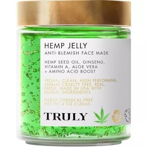 Truly Hemp Jelly Anti-Blemish Face Mask - Green